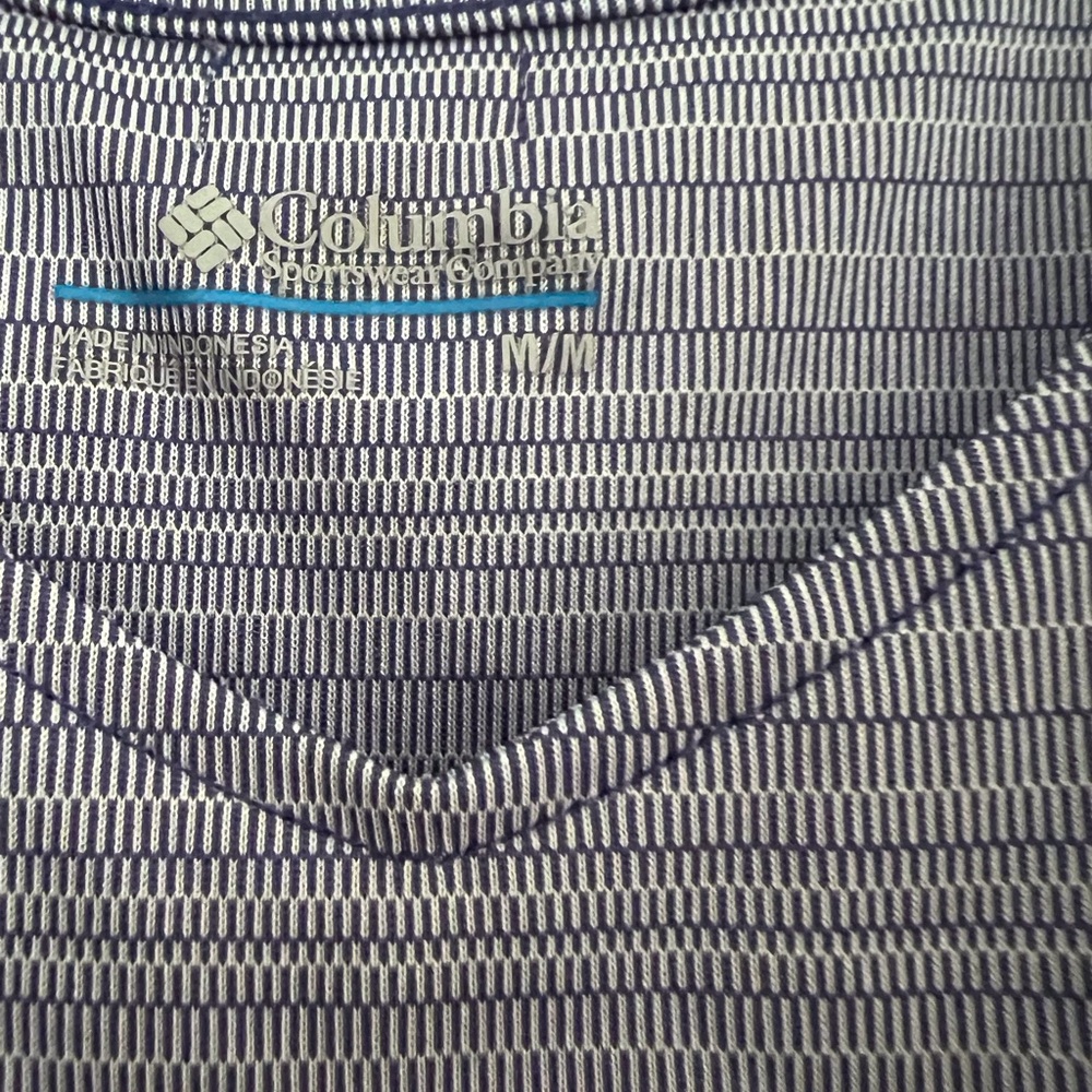 Columbia purple and White Striped dress